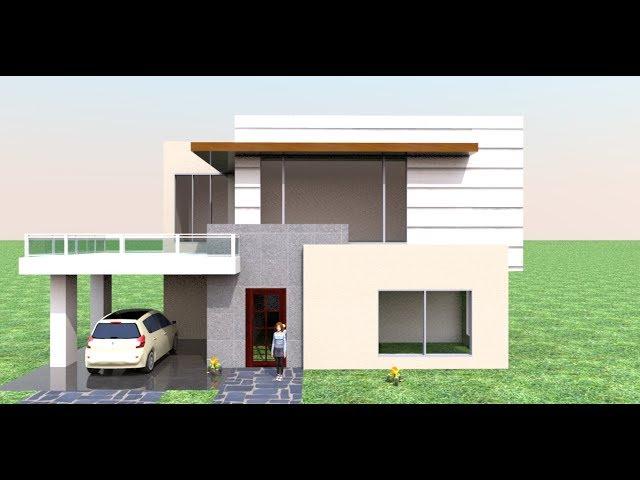 How to Build Modern House in Sweet Home 3D without any floor plan 01