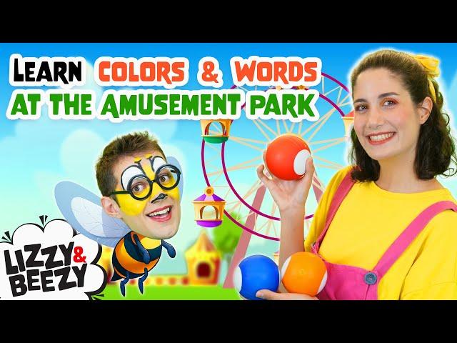 Learn Colors and Words at the Amusement Park | Kids Song, Nursery Rhymes for Babies - Toddler Videos