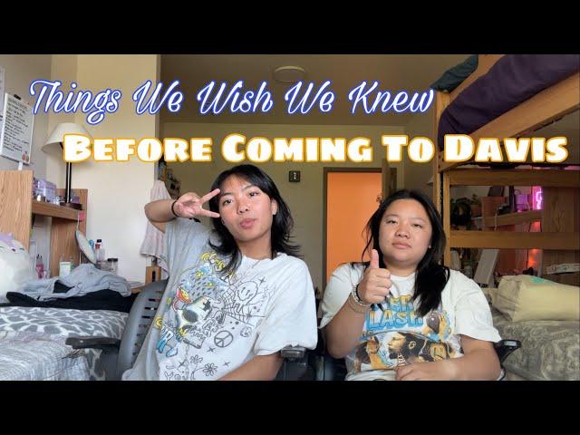 Things I Wish I Knew Before Coming to UC Davis (feat. Char)