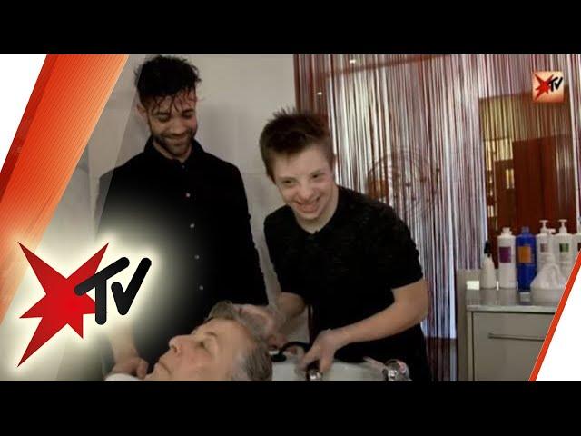 Friseurjob mit Trisomie 21: Wie Hans Jakob seinen Alltag meistert | stern TV