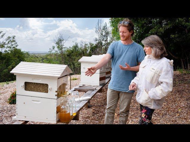 Delvene Delaney's first Flow harvest at her 'Honey Bee Hill' Apiary! 