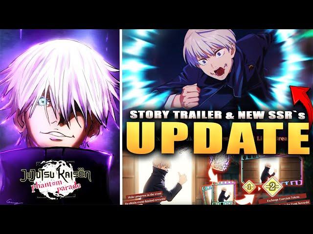 *GLOBAL* OFFICIAL UPDATE NEWS & NEW SSR`s REVIEW! (Jujutsu Kaisen Phantom Parade)