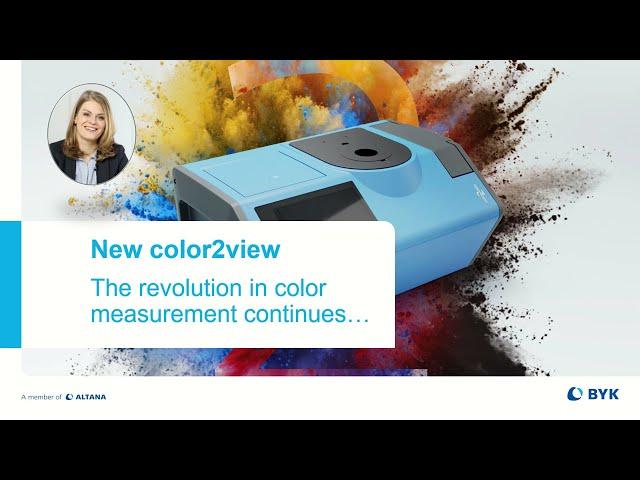 color2view - Introduction of BYK-Gardner's new benchtop spectrophotometer