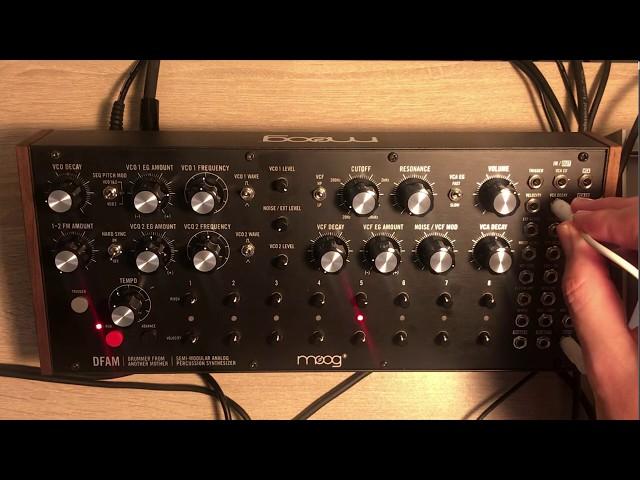 Daily Techno Production: Kick, Sub Bass and FM Sequences with Moog DFAM