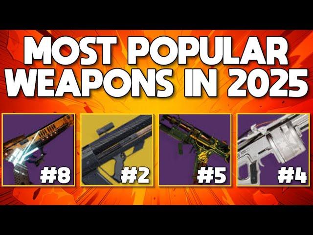 Top 10 MOST POPULAR PVE Weapons in 2025! The BEST Current Legendary & Exotic Weapons! | Destiny 2