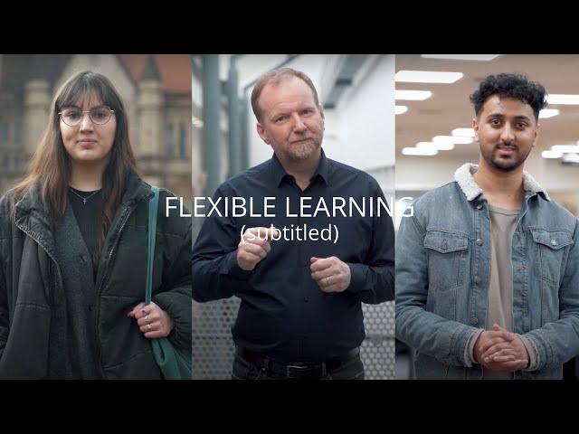 Flexible learning – what does it mean for the Faculty of Biology, Medicine and Health? (subtitled)