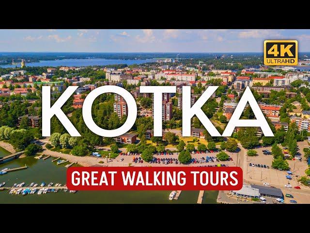 Kotka, Finland Walking Tour City Center  Incredibly Beautiful and Calm Town