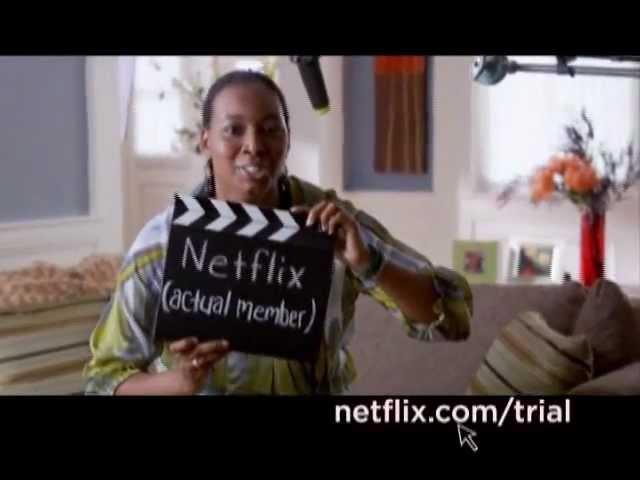 Tinna in a Netflix commercial