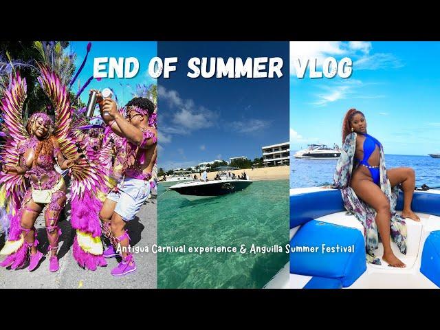 VLOG! ANTIGUA CARNIVAL EXPERIENCE + ANGUILLA SUMMER FESTIVAL | Chev B Vlogs