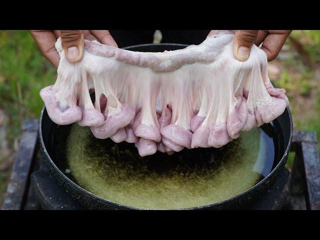 Deep Fried Chitlins Recipe | How to Cook Chitterlings in my Village