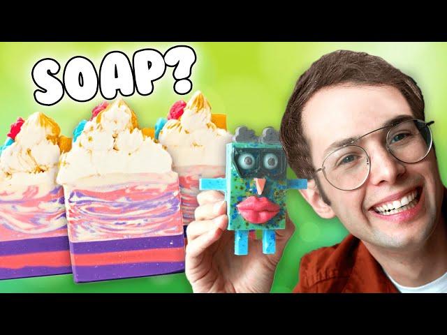 The Try Guys Try DIY Soap Art ft. Royalty Soaps