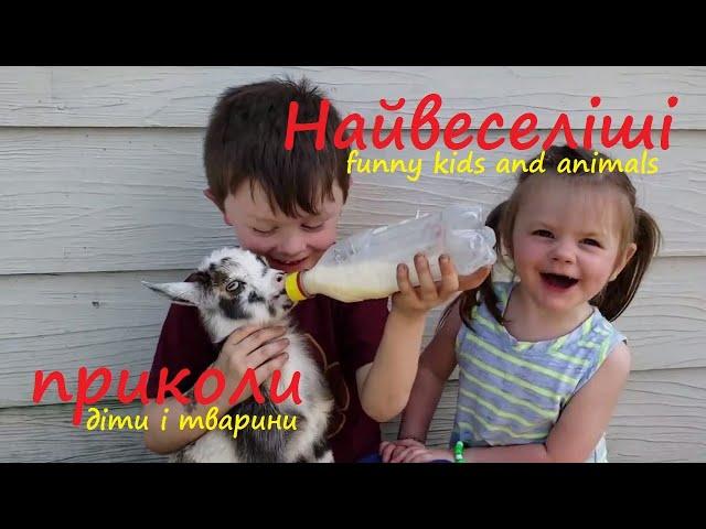 Найвеселіші приколи/ Funny kids and animals/ діти і тваринки