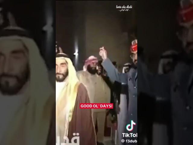 Old video of Sheikh Zayed with Sheikh Mohamed