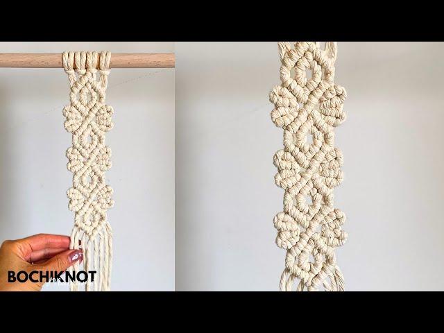 Stunning Macrame Knot Pattern Tutorial (Diamond LACE Design)