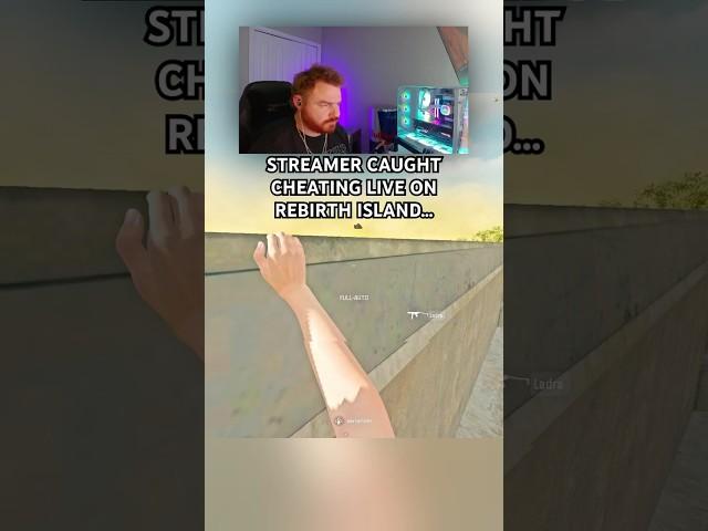 Streamer CAUGHT CHEATING LIVE on Rebirth Island #shorts