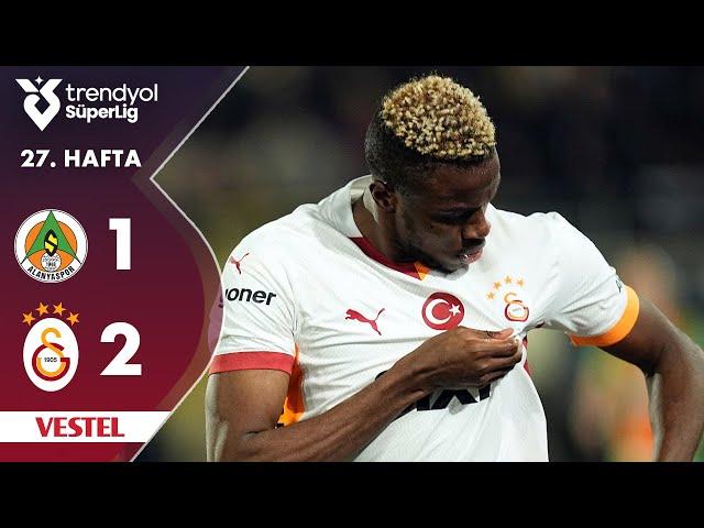 Vestel | Alanyaspor (1-2) Galatasaray - Highlights/Özet | Trendyol Süper Lig - 2024/25