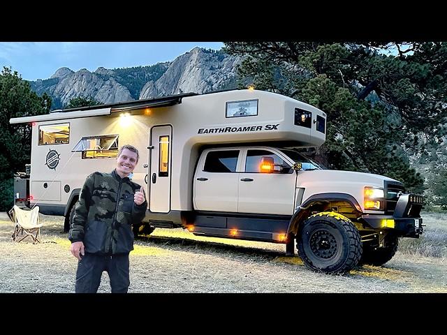 Luxury Truck Camping in $1,100,000 Earth Roamer