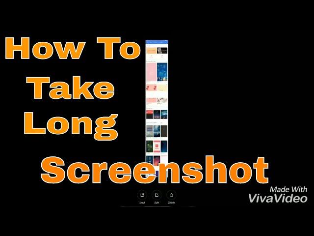 How to take scroll or long screenshot on Xiaomi devices miui