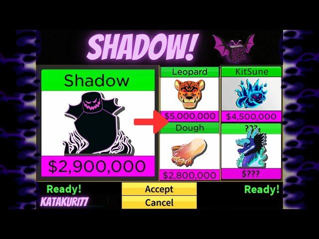 What People Trade For Shadow? Trading Shadow in Blox Fruits (UPDATED)