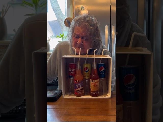 Another @Pepsi taste test challenge with Granny. Pepsi Peeps