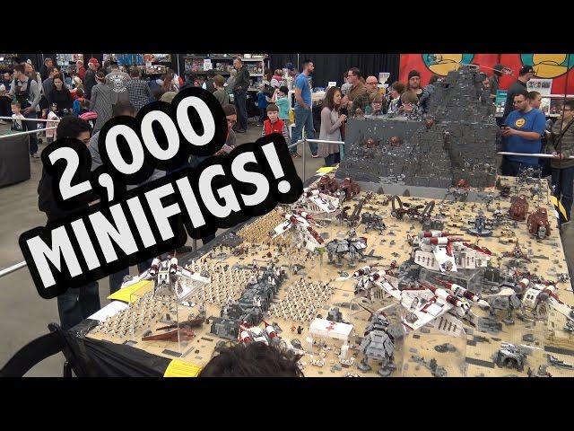 Motorized LEGO Star Wars Droid Factory Battle | Brickworld Indy 2017