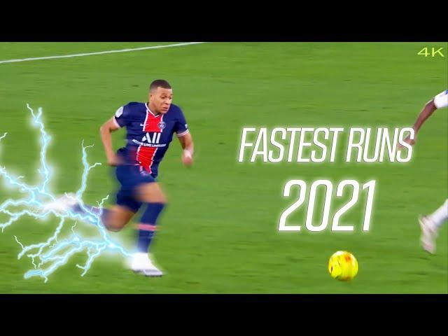 Fastest Sprint Speeds in Football 2021 ᴴᴰ