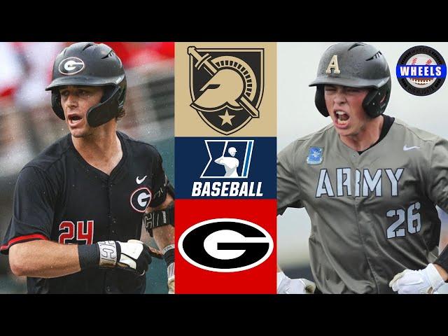 Army v #7 Georgia (EXCITING GAME) | Athens Regional Opening Round | 2024 College Baseball Highlights