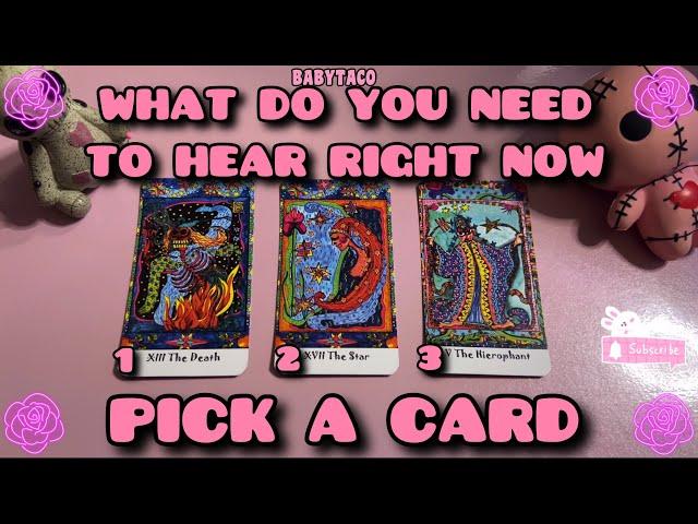 WHAT DO YOU NEED TO HEAR  PICK A CARD  #allsigns