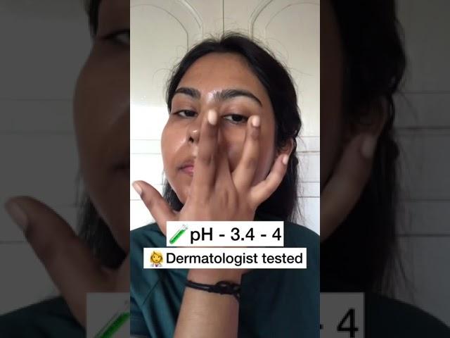 Minimalist Step by Step Chemical exfoliation / Peeling AHA BHA PHA #shorts #ytshorts #skincare