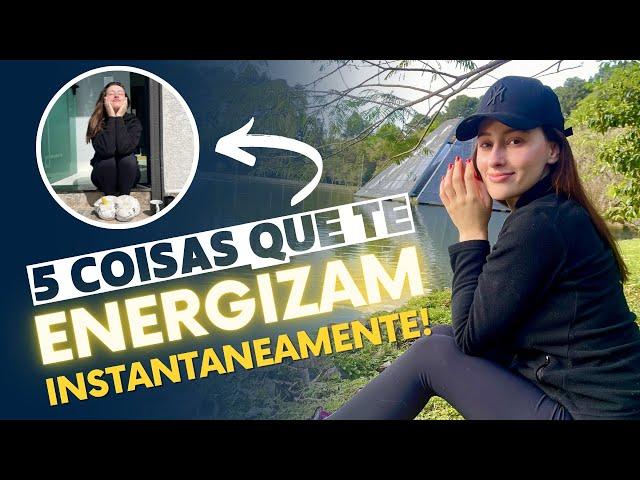 Como se ENERGIZAR e ter + energia no dia a dia de forma simples!  Leticia Fagundes