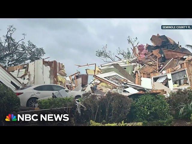 Tornado hits Orlando area with winds over 100 mph