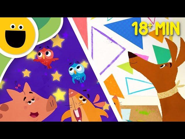 Miss Brushes Art Academy 18 min Compilation! | FULL Episodes (Sesame Studios)