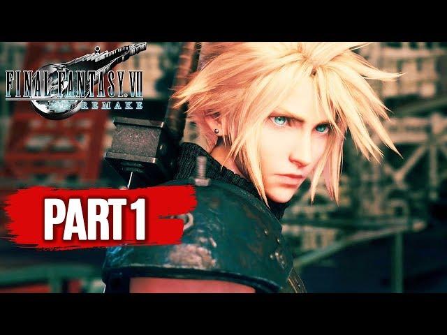 FINAL FANTASY 7 REMAKE All Cutscenes (PART 1) Game Movie 1080p 60FPS