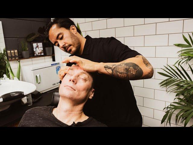 Would You Fall Asleep With This Relaxing Face Massage By @nomadbarber?