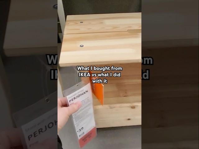 Tfw a plain IKEA stool turns into sunshine AND storage…  #ikeahack
