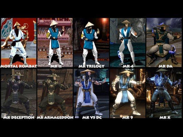 Mortal Kombat RAIDEN Graphic Evolution 1992-2015 | ARCADE PSX PS2 XBOX PC | PC ULTRA