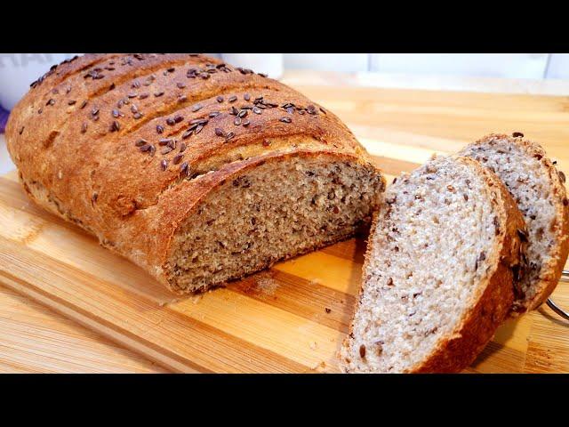 I don't buy bread anymore! New perfect recipe for quick bread in 5 minutes. Baking bread.