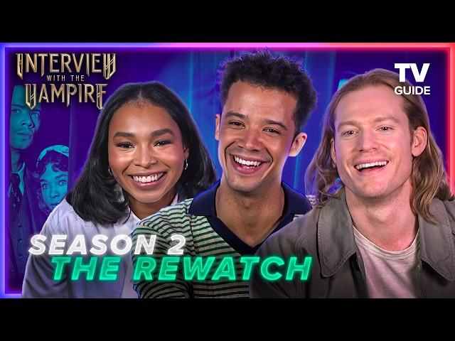 Interview with the Vampire Stars Rewatch Season 2 Scenes | Jacob Anderson, Sam Reid, Delainey Hayles