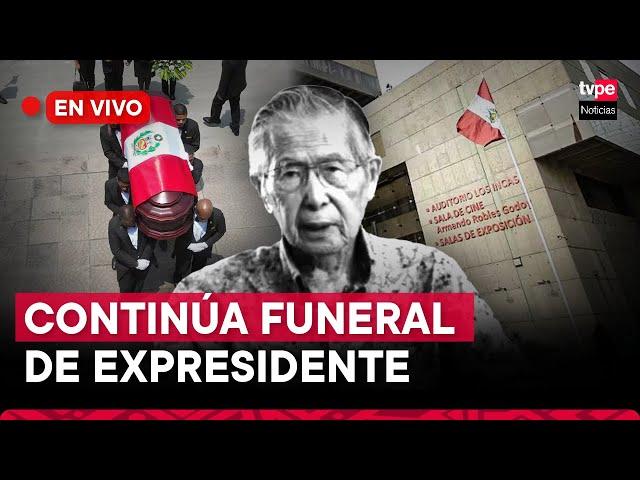 Continúa el funeral de expresidente Alberto Fujimori I TVPerú Noticias EN VIVO hoy 12 de septiembre