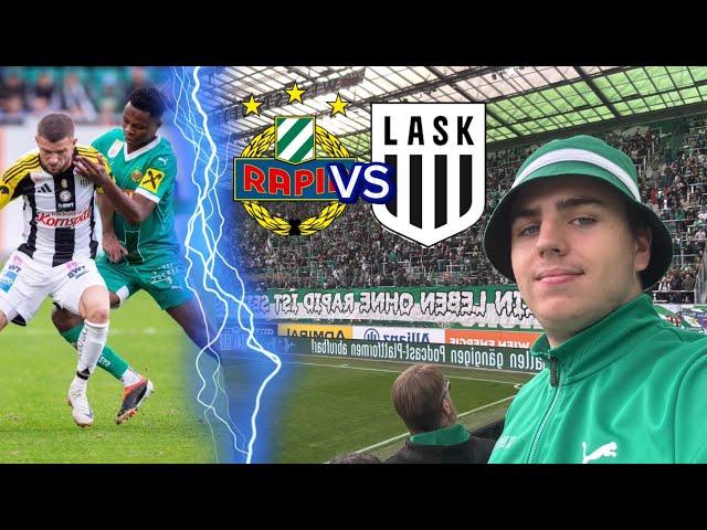 RAPID gegen LASK | Admiral Bundesliga | Lask bunkert sich zum Punkt | Stadionvlog | Alexice99