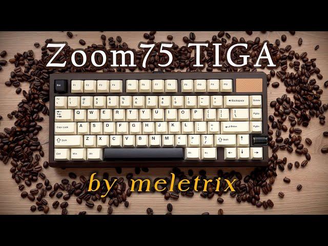 Zoom75 TIGA | Cork/Standard/Poron Foam & Alu/POM Plate Sound Tests, WS Arowana Switches