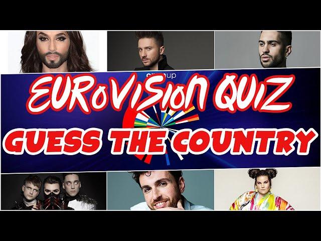 [EUROVISION QUIZ] Guess The Country From These 2014-2019 Songs!