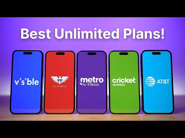 Best Unlimited Data Plans for 2024!