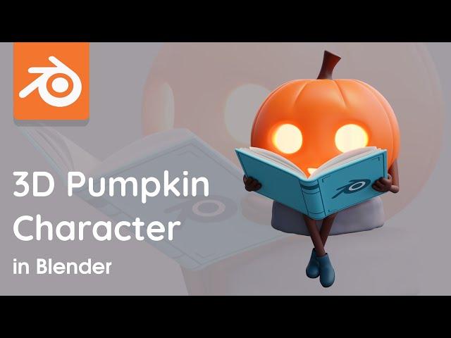 Mr Pumpkin | 3D Character Modeling | Blender Timelapse