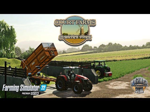 Filling The Bunker! - Court Farms Country Park - Episode 60 - Farming Simulator 22 Premium Edition