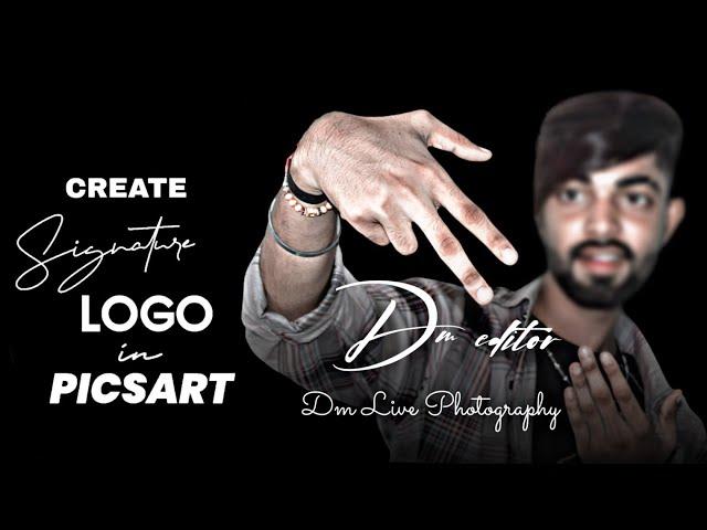 Signature Logo kaise banaye || How to make Photography Logo || Dm editor