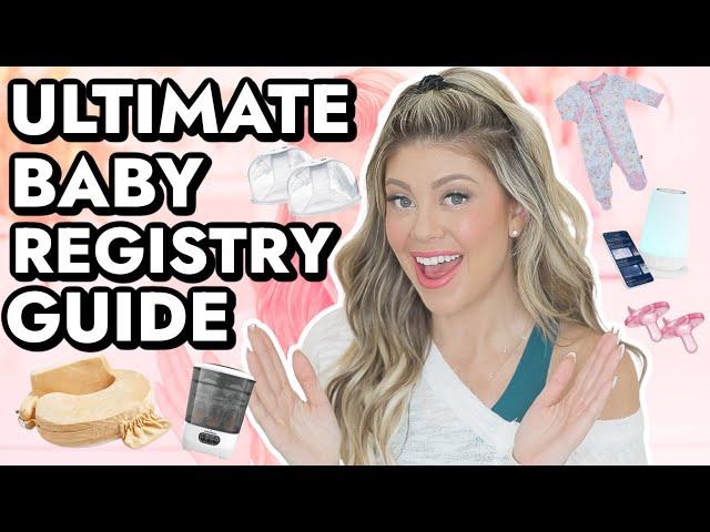 2023 ULTIMATE BABY REGISTRY MUST HAVES GUIDE! | EVERYTHING YOU NEED FOR A NEWBORN! @MadisonMillers