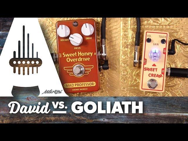 David vs. Goliath - Tone City Sweet Cream vs. Mad Professor Sweet Honey Overdrive