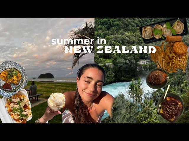 a week in new zealand | road trip, flume concert, beach days, SO MUCH FOOD