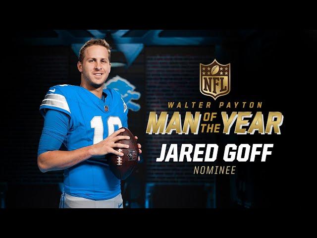 Detroit Lions 2024 Walter Payton Man of the Year nominee: Jared Goff